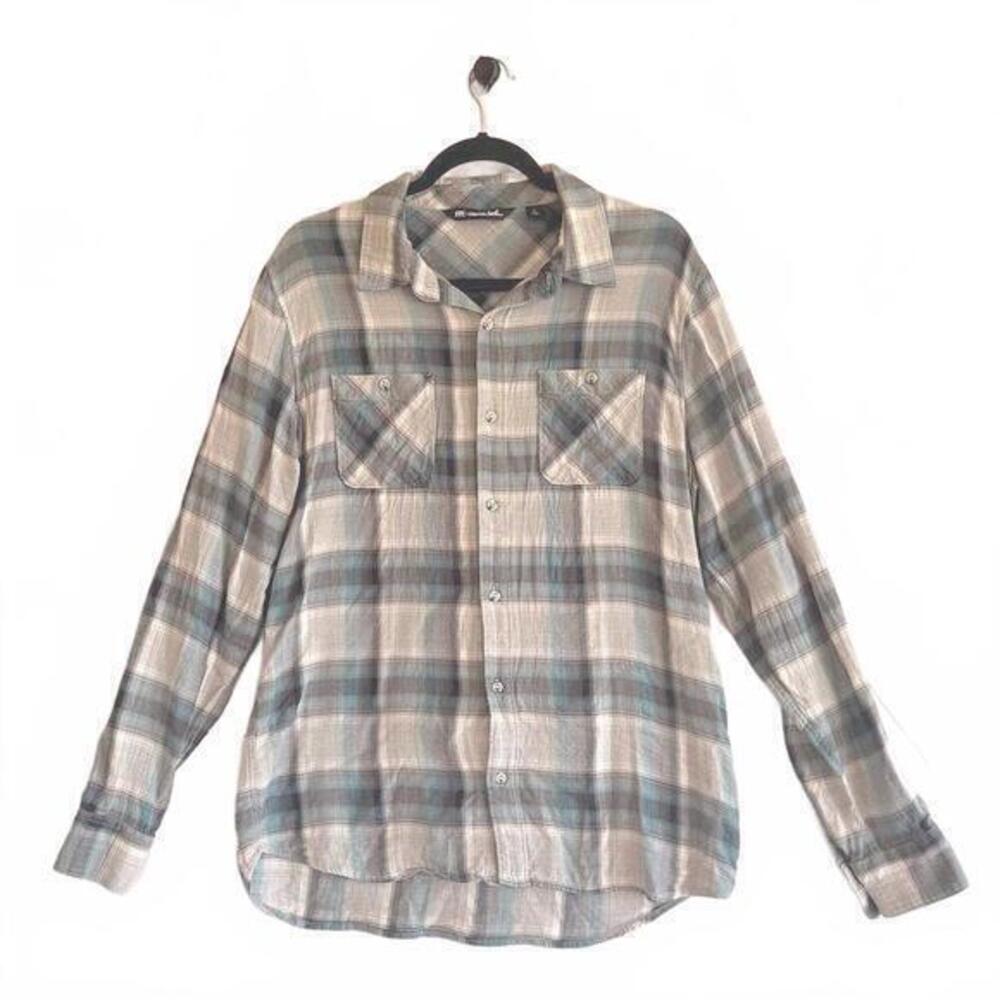 Travis Mathew Plaid Flannel Shirt -Size L